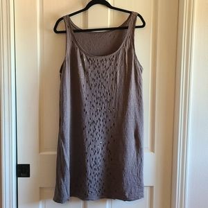 Eileen Fisher embellished sleeveless dress